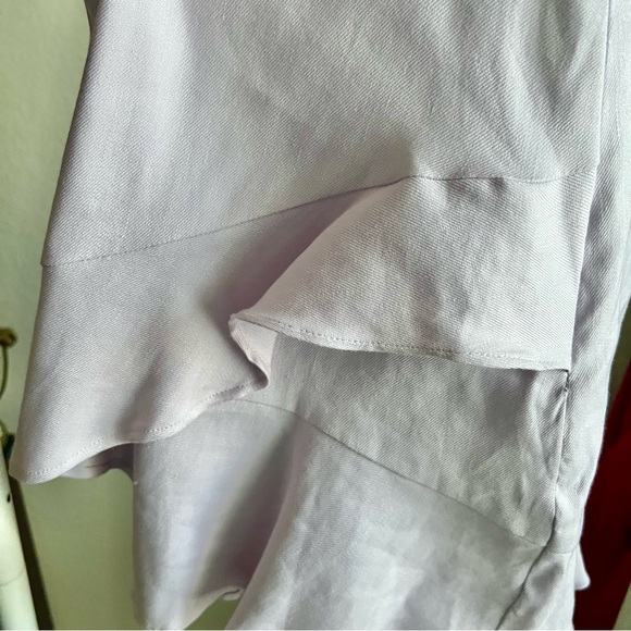 NWT Express Lilac Ruffle Skort Asymmetrical - Size 4 - Picture 5 of 10